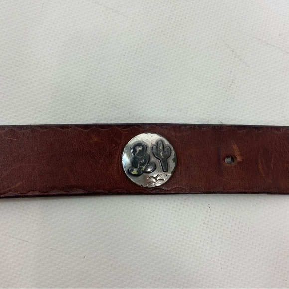 Mexican leather concho belt. 30 - Picture 5 of 8